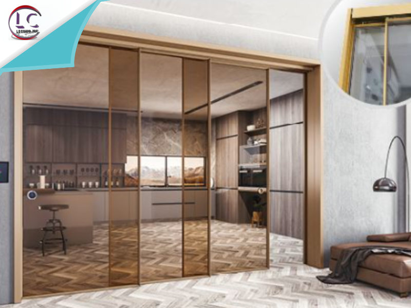 cửa tự động slim từ tính