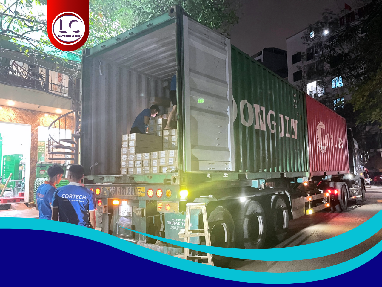 container cửa tự động cortech