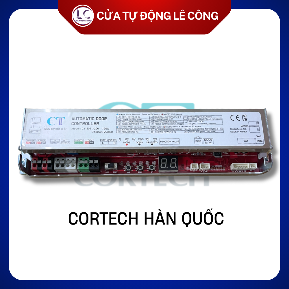 Cửa tự động Hàn Quốc Cortech