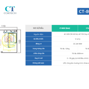 cửa tự động Cortech Hàn Quốc