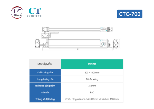 cửa tự động Cortech Hàn Quốc