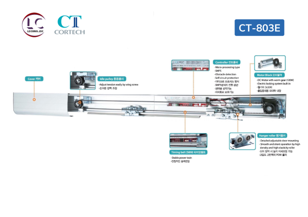 cửa tự động Cortech Hàn Quốc