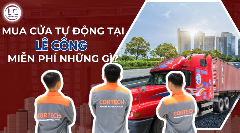 Miễn phí vận chuyển cửa tự động toàn quốc